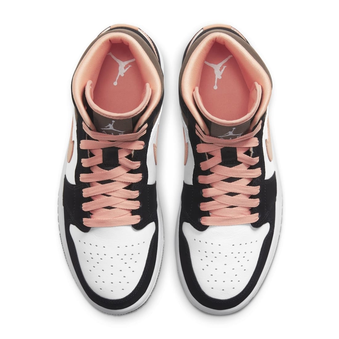 Air Jordan 1 Mid White Black Pink Release Date