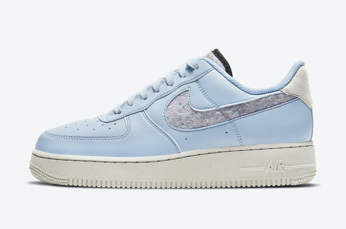 nike air force one light blue