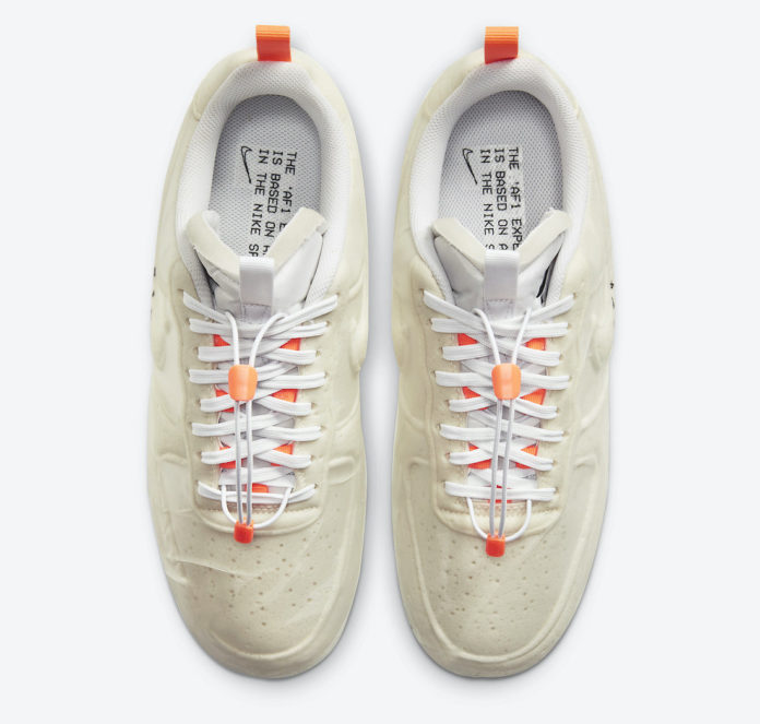 Nike Air Force 1 Experimental Sail Atomic Orange CV1754-100 Release Date - SBD