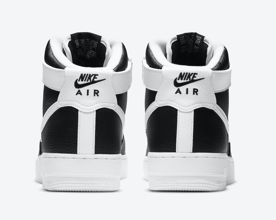 Nike Air Force 1 High Black White CT2303-002 Release Date - SBD