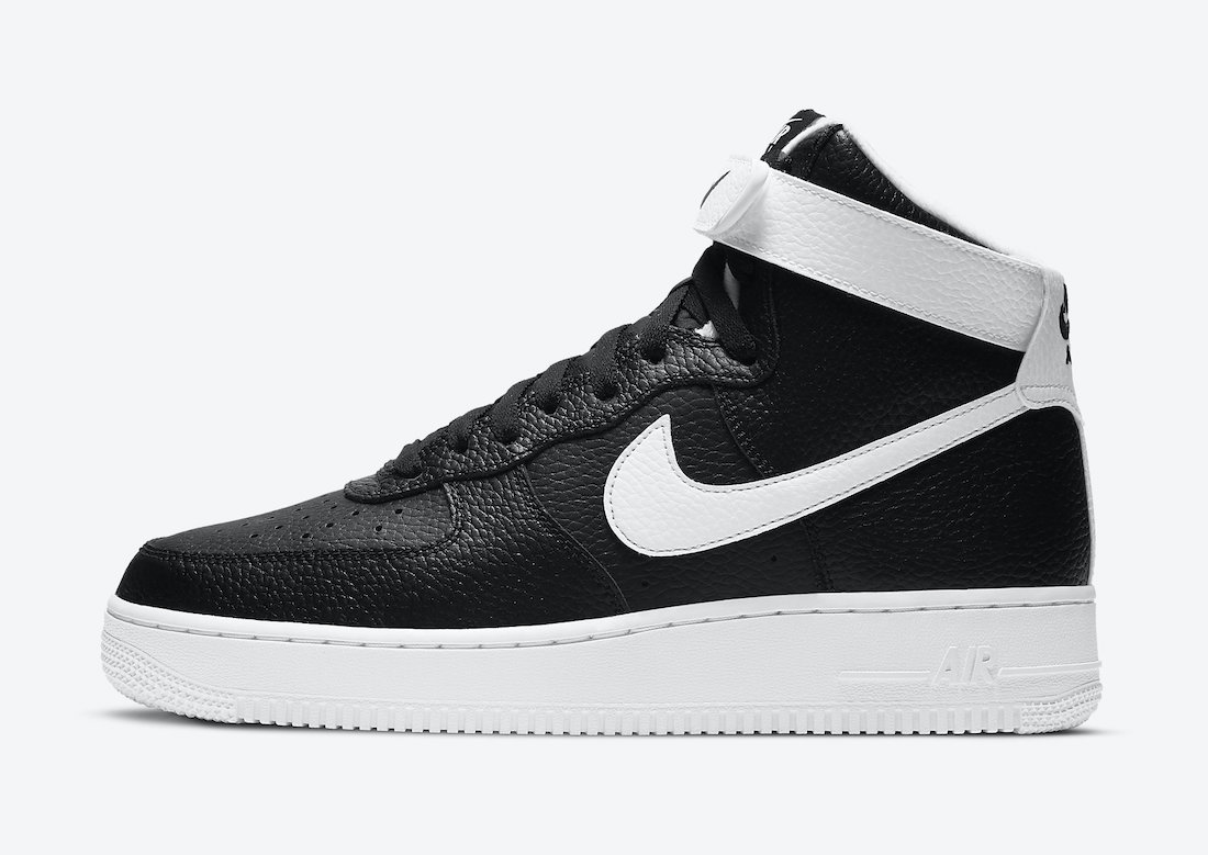 Nike Air Force 1 High Black White CT2303-002 Release Date - SBD