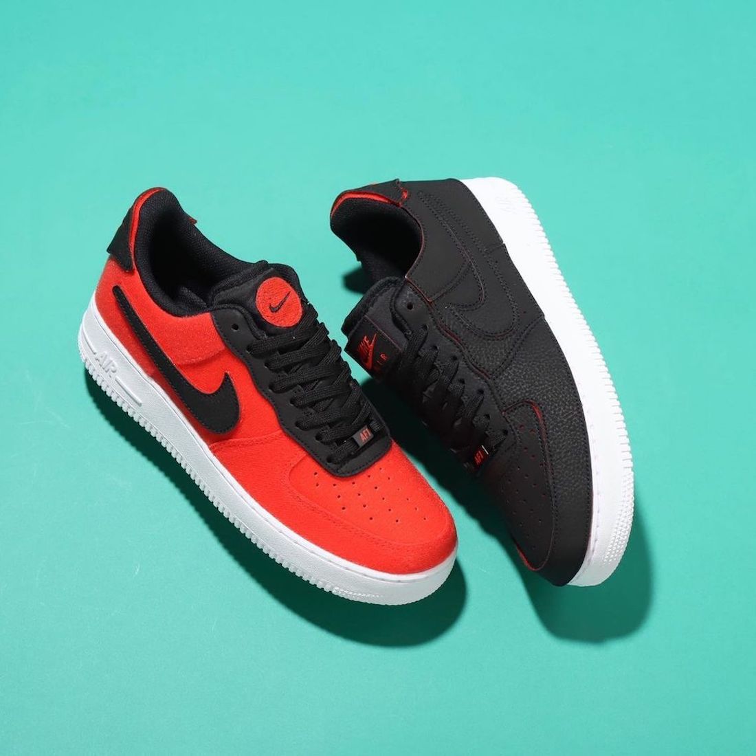 Nike Air Force 1/1 Black Chile Red Pine Green DD2429-001 Release Date