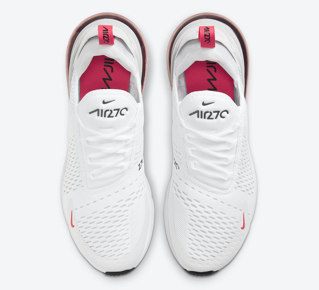 Nike Air Max 270 White Laser Fuchsia DD7120-100 Release Date