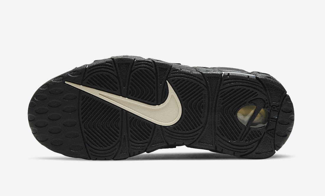 Nike Air More Uptempo GS Black Gold DD3038-001 Release Date