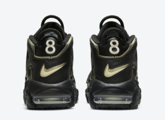 Nike Air More Uptempo GS Black Gold DD3038-001 Arrives Date