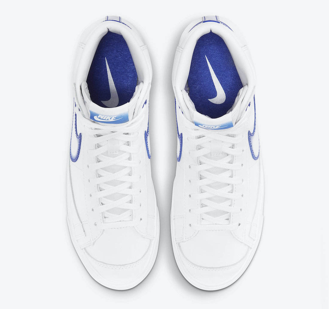 Nike Blazer Mid White Royal Blue DD9685-100 Release Date