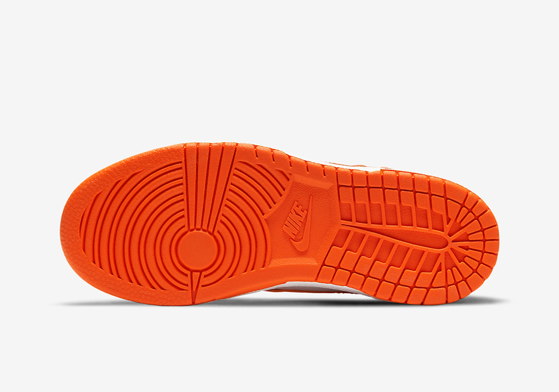 Nike Dunk High Syracuse White Orange Blaze Little Kids DD2314-100 Release Date