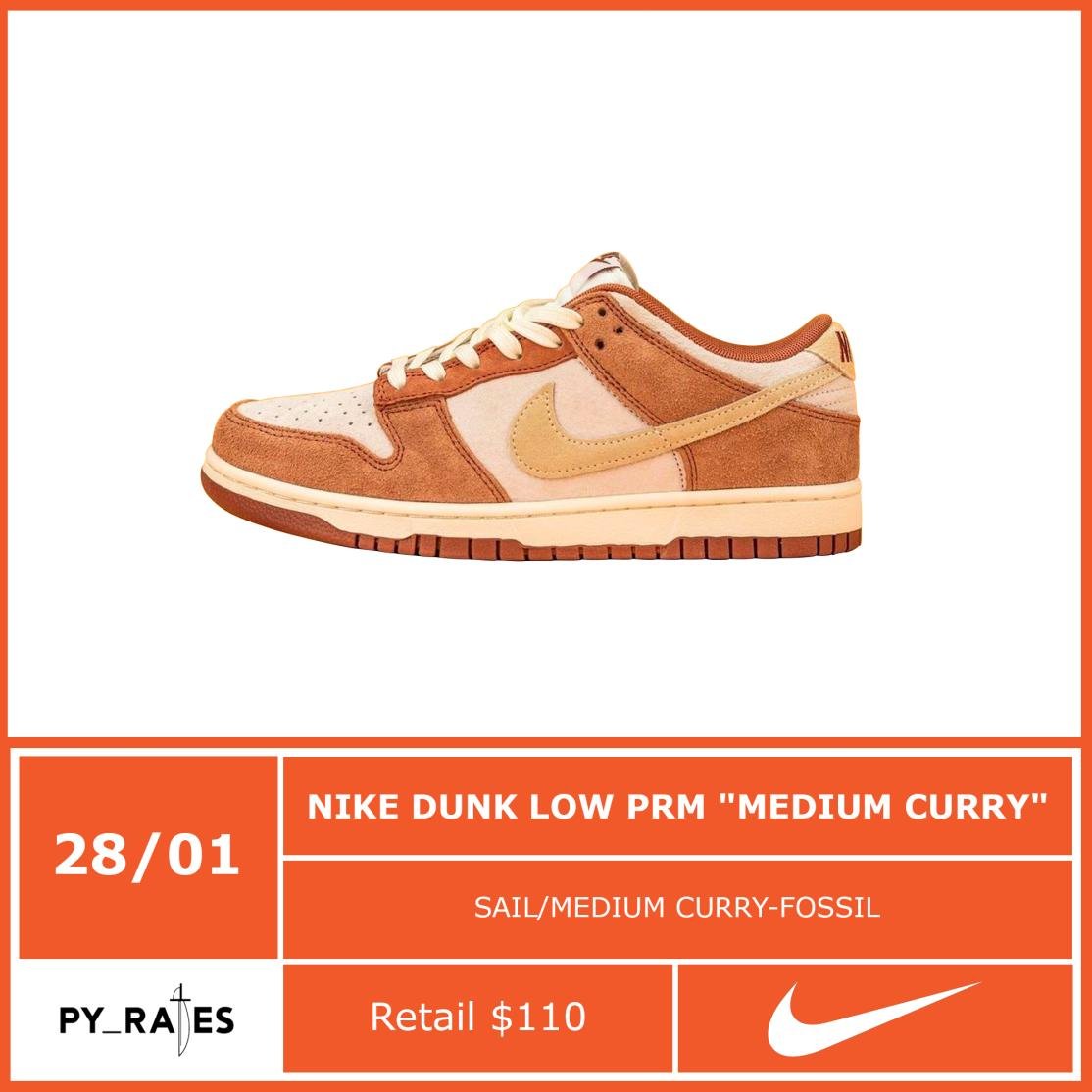 Nike Dunk Low Medium Curry Release Date