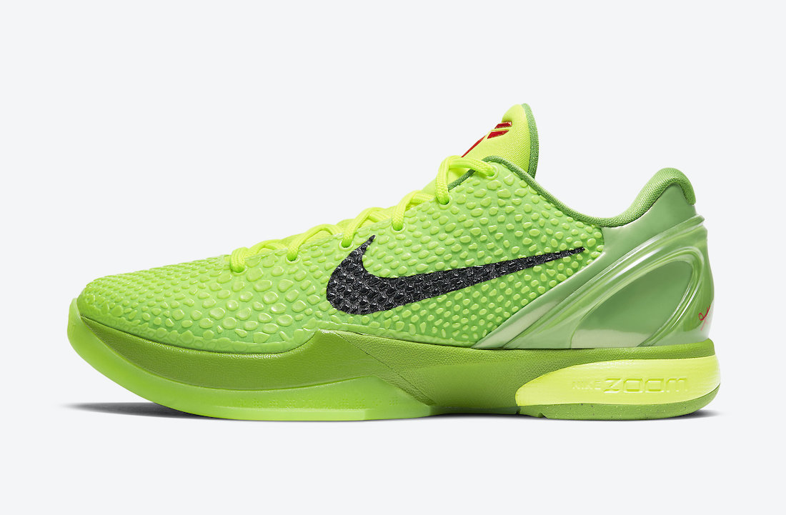 Nike Kobe 6 Protro Grinch CW2190-300 Release Date Price