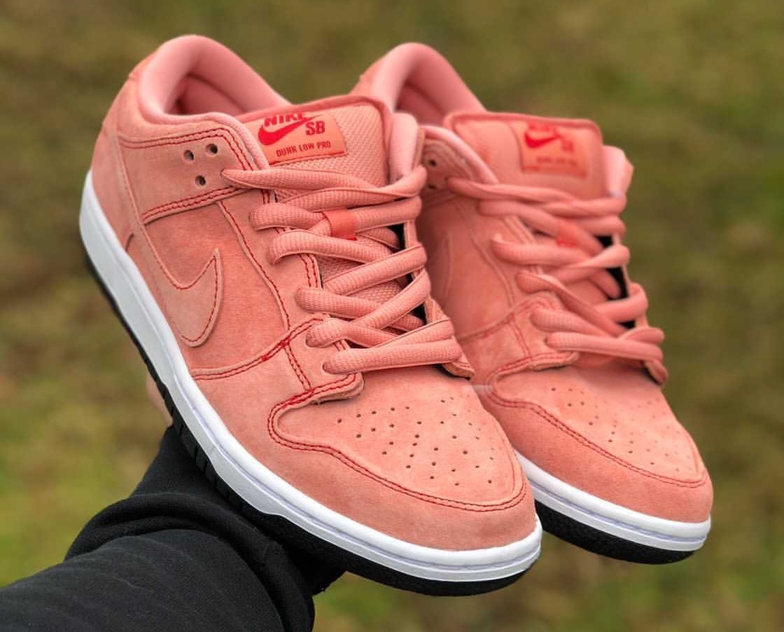 Nike SB Dunk Low Atomic Pink Pig CV1655-600 Release Date In-Hand