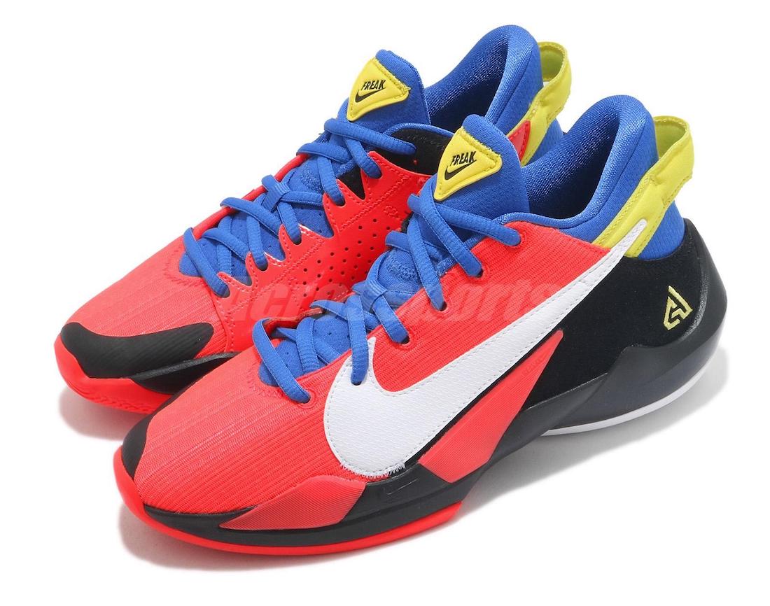 Nike Zoom Freak 2 GS Bright Crimson CN8574-606 Release Date