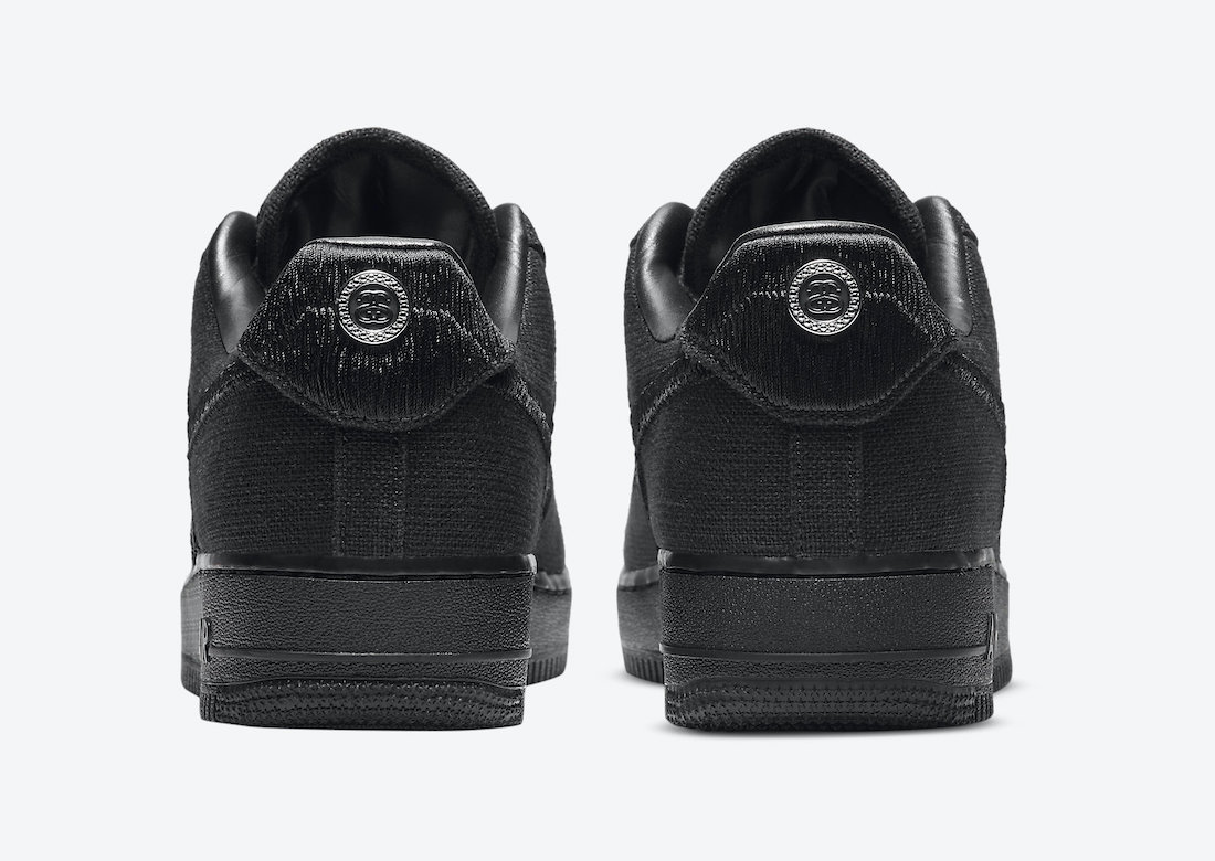 Stussy Nike Air Force 1 Black CZ9084-001 Release Date Price
