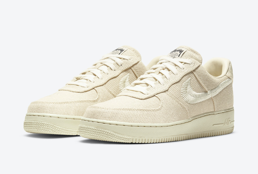 Stussy Nike Air Force 1 Fossil CZ9084-200 Release Date