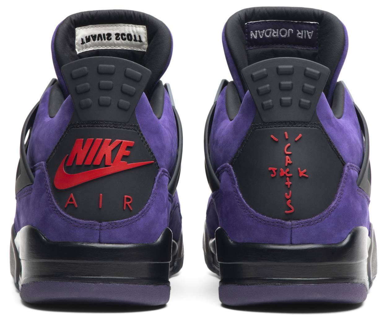Travis Scott Air Jordan 4 Purple Suede Black Midsole
