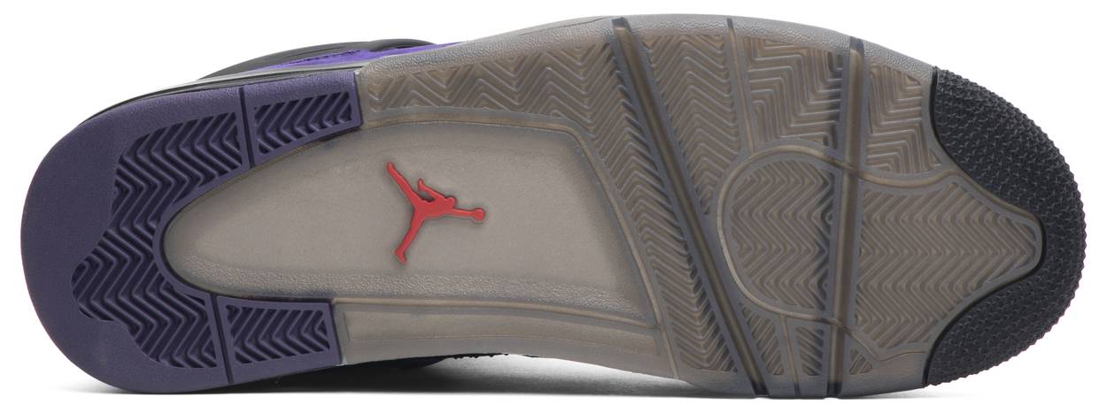 Travis Scott Air Jordan 4 Purple Suede Black Midsole