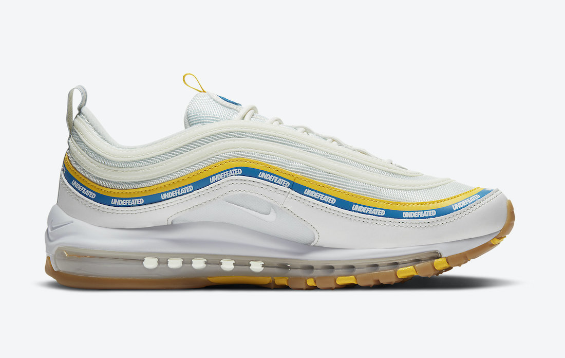 nike air max 97 x undefeated white