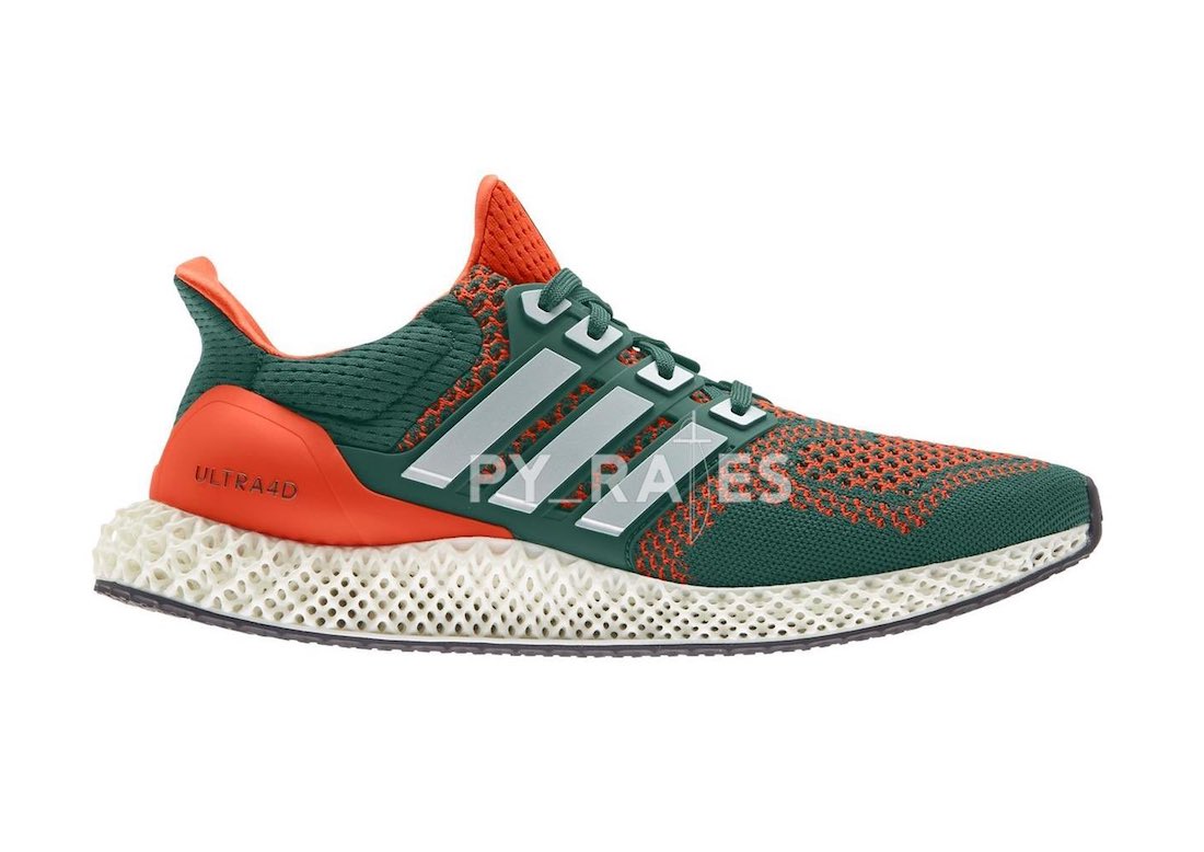 adidas Ultra 4D Miami Hurricanes Release Date