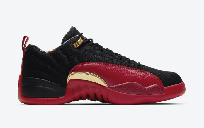 Air Jordan 12 Low SE âSuper Bowlâ Black/Metallic Gold-Varsity Red â Sneaker Novel