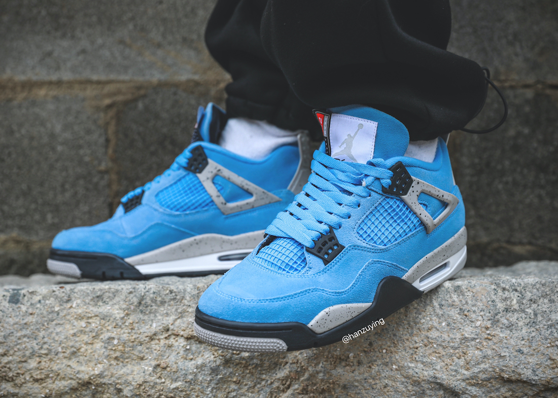 light blue jordan 4s