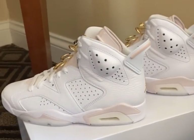 Air Jordan 6 Gold Hoops WMNS DH9696-100 Release Date - SBD