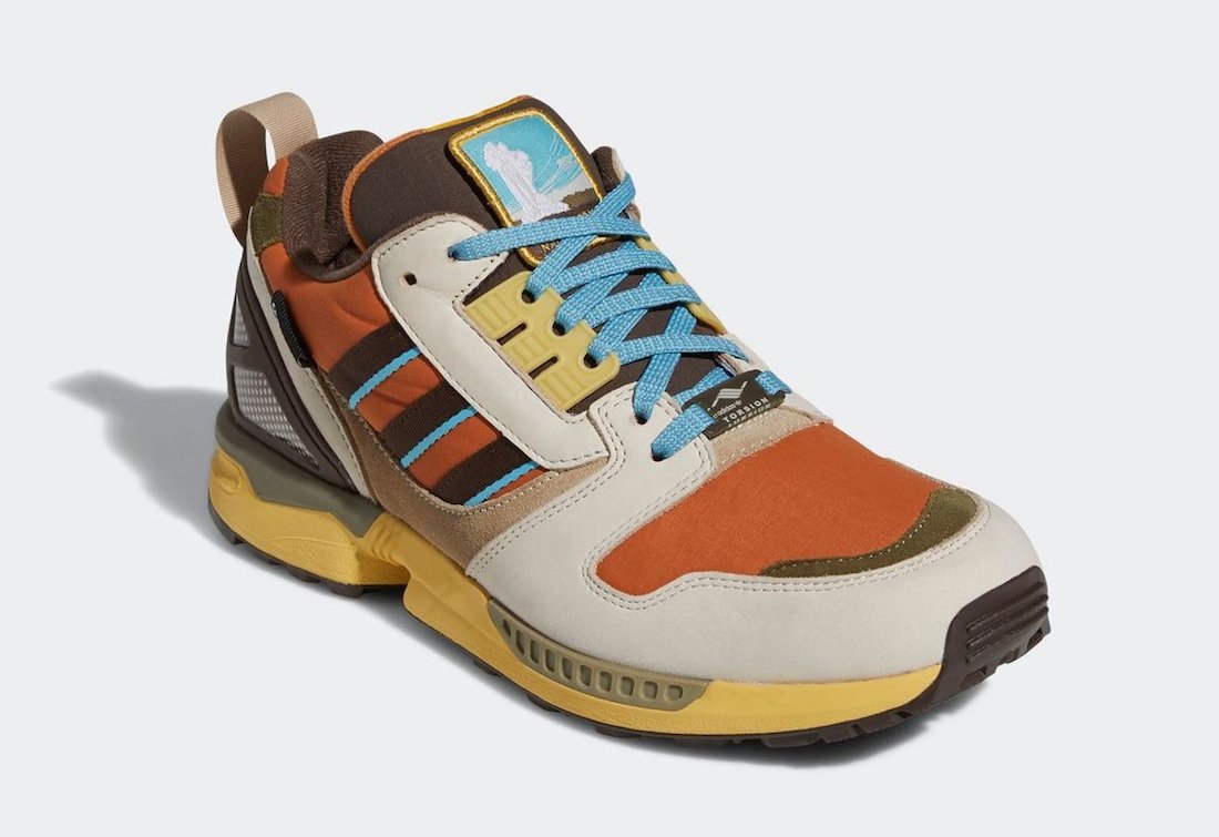 National Park Foundation adidas ZX 8000 Yellowstone FY5168 Release 