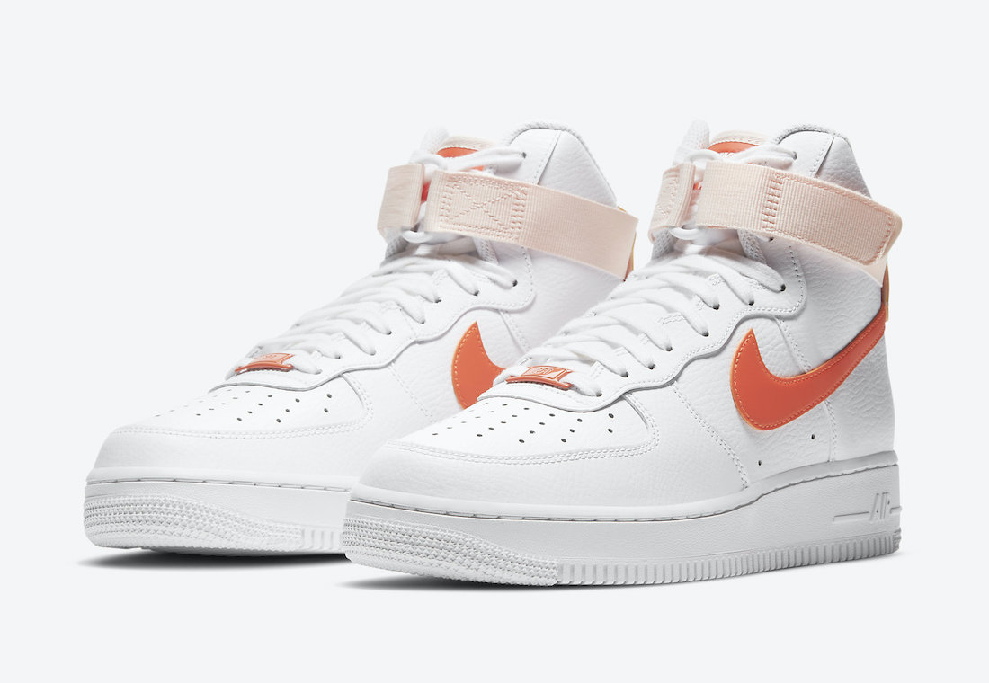 Nike Air Force 1 High Orange Pearl 334031-118 Release Date