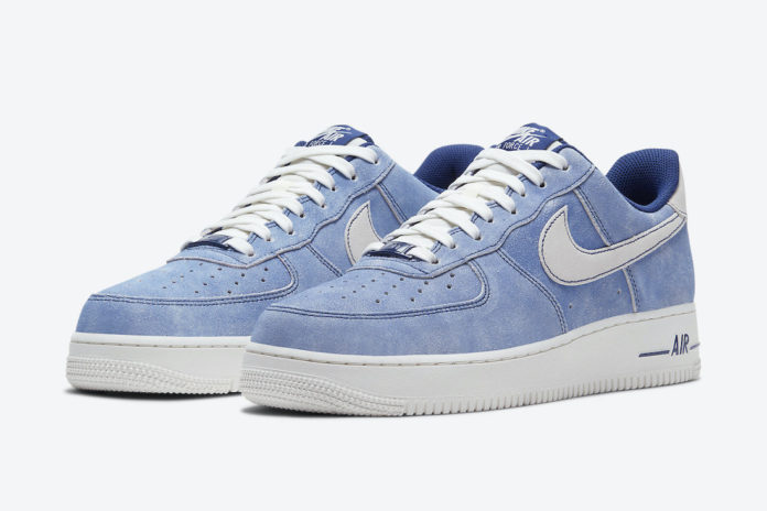 navy blue suede air force ones