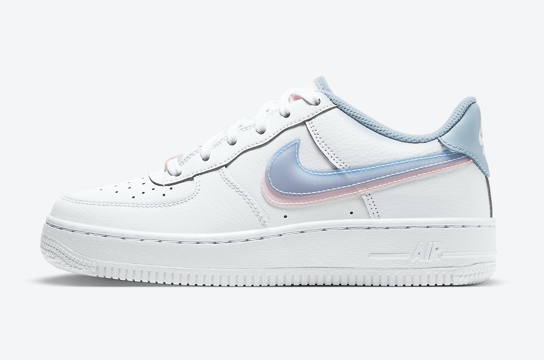 Nike Air Force 1 Low GS Double Swoosh CW1574-100 Release Date