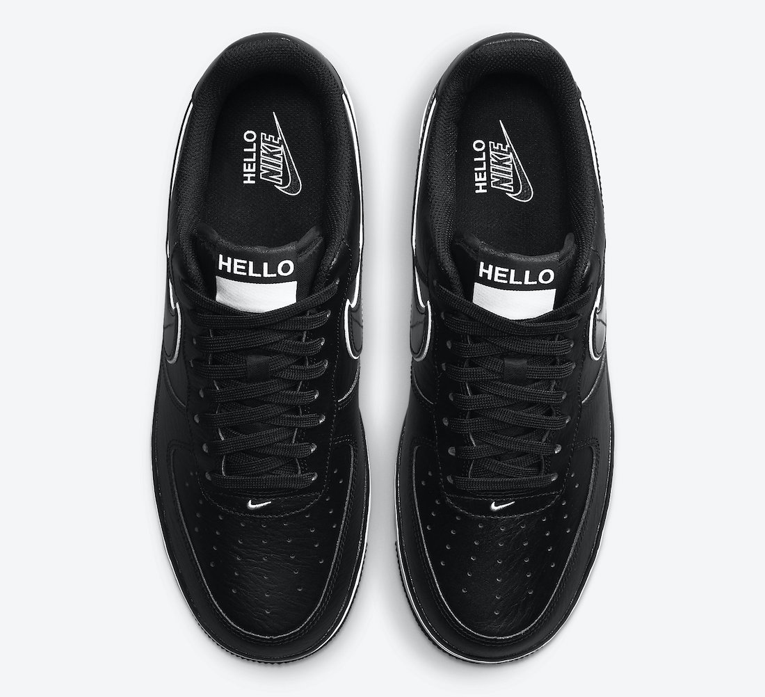 Nike Air Force 1 Low Hello Name Tag CZ0327-001 Release Date