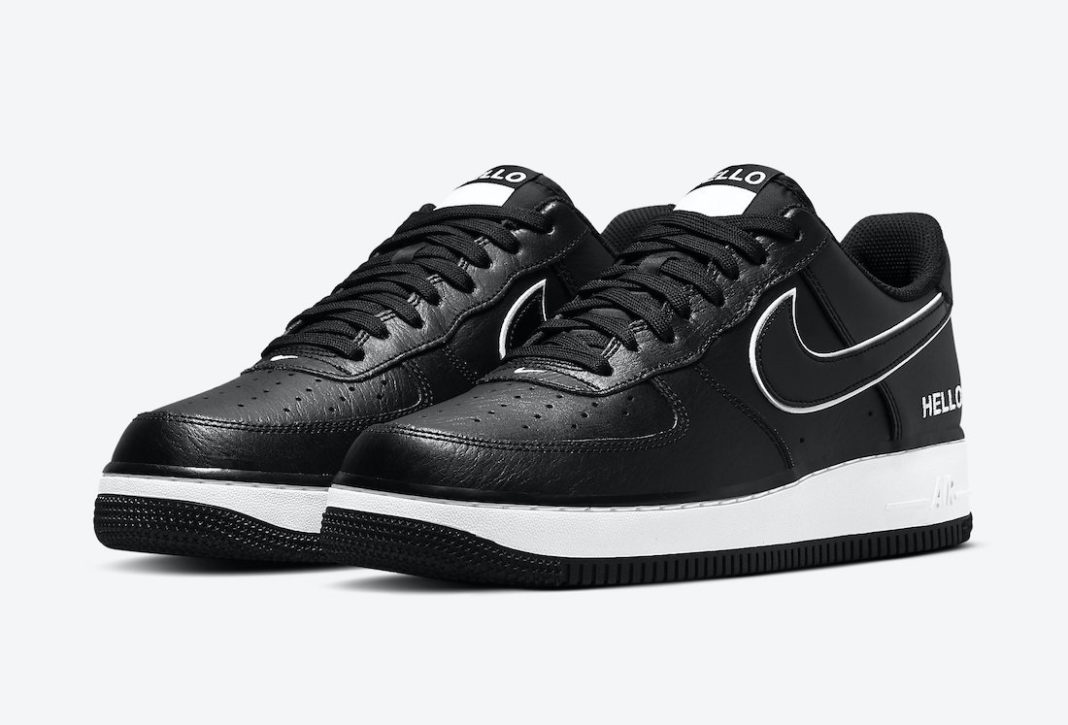 Nike Air Force 1 Low Hello Name Tag CZ0327-001 Release Date - SBD