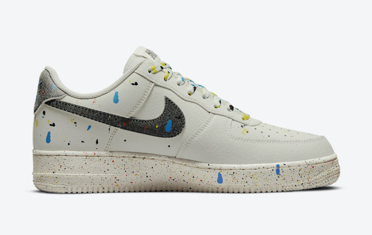 nike air force one paint splatter