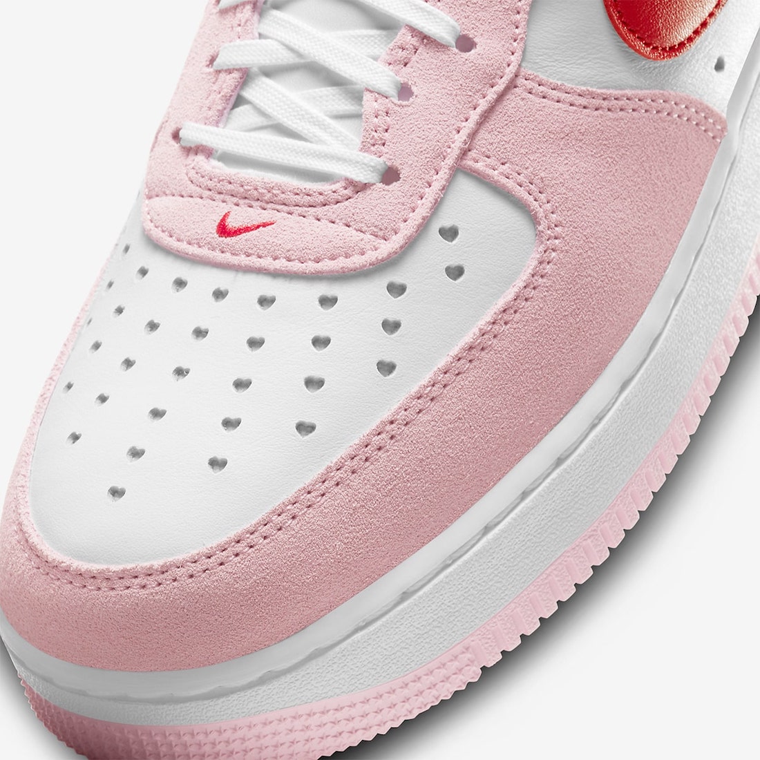 nike air force 1 low pink hearts valentine's day