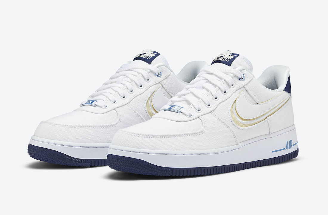 Nike Air Force 1 Low White Canvas DB3541-100 Release Date