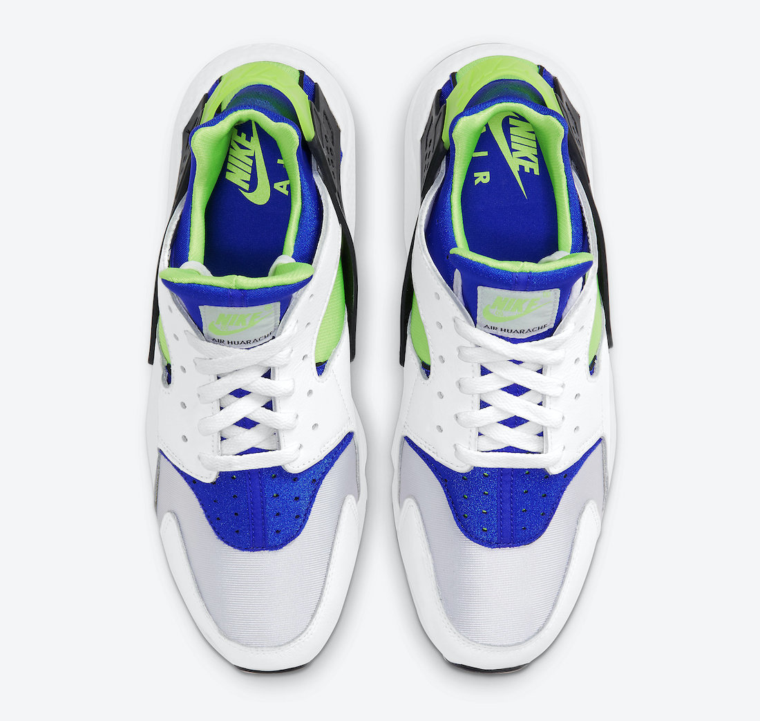 Nike Air Huarache Scream Green DD1068-100 2021 Release Date