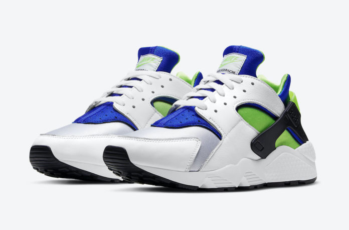 nike air huarache drift scream green