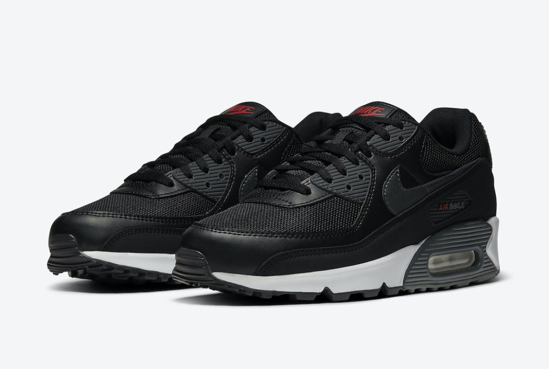 Nike Air Max 90 Black University Red DH4095-001 Release Date