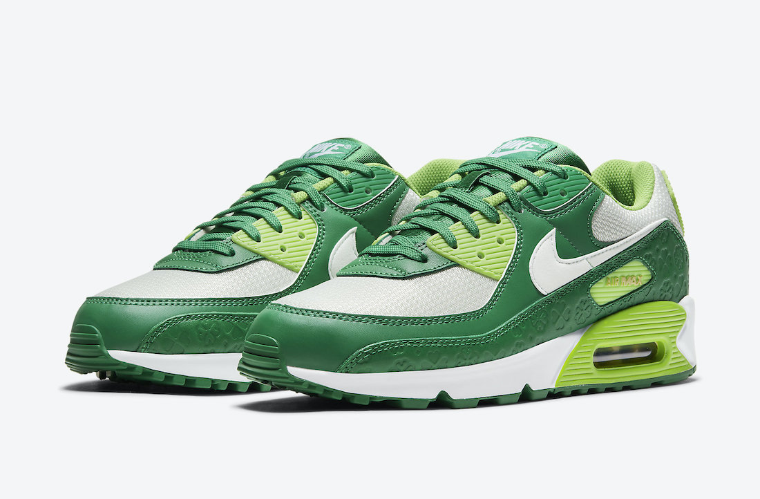 Nike Air Max 90 St Patricks Day 2021 DD8555-300 Release Date