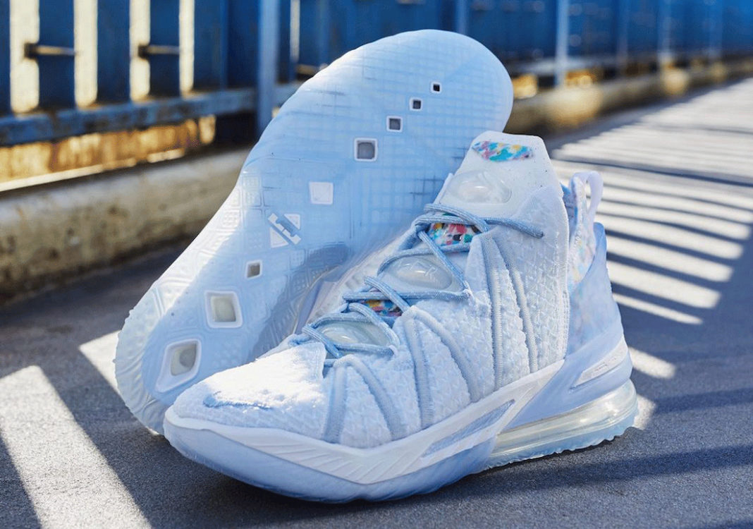 Nike LeBron 18 Blue Tint CW3156-400 Release Date