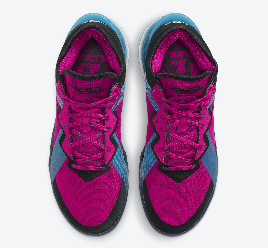 Nike LeBron 18 Low Neon Nights CV7562-600 Release Date