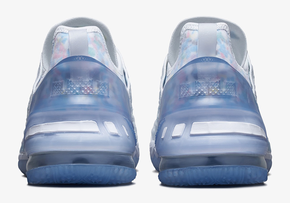 Nike LeBron 18 NRG GS Blue Tint White Clear CT4677-400 Release Date