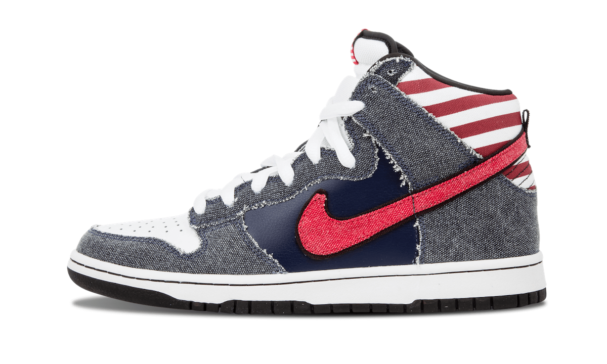 Nike SB Dunk High Born in the USA 313171-100 Release Date