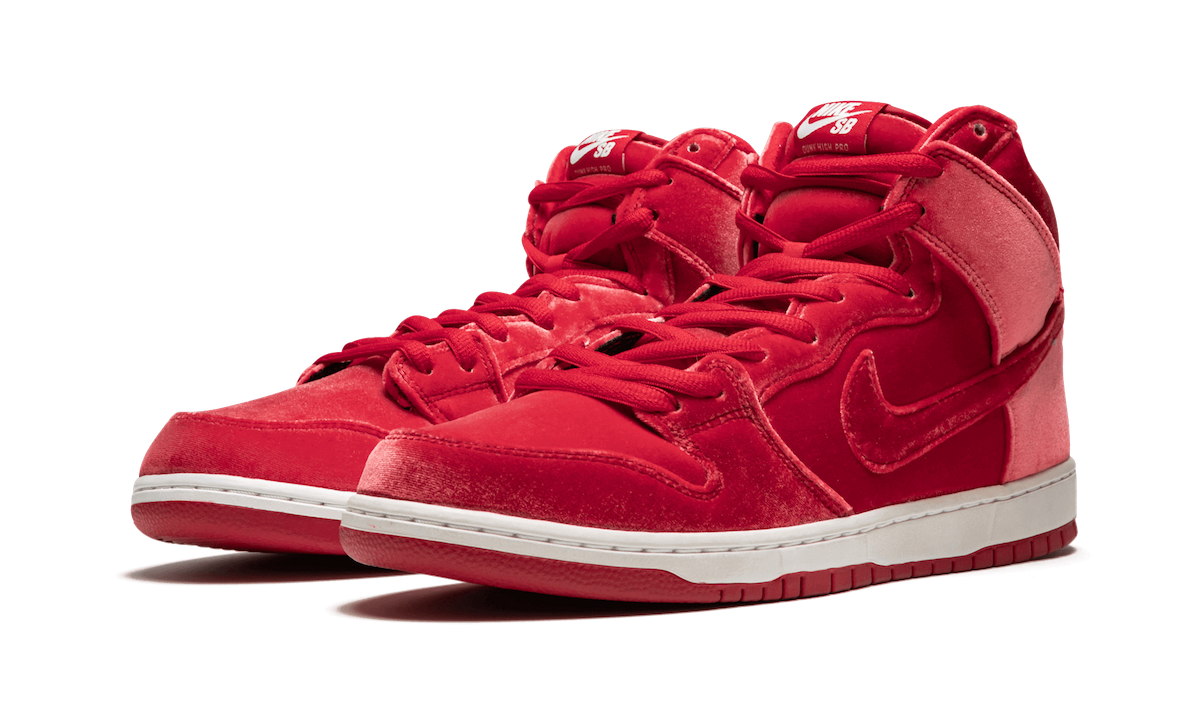 Nike SB Dunk High Premium Red Velvet 313171-661 Release Date
