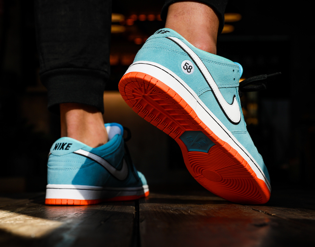 Nike SB Dunk Low Gulf BQ6817-401 Release Date On-Feet