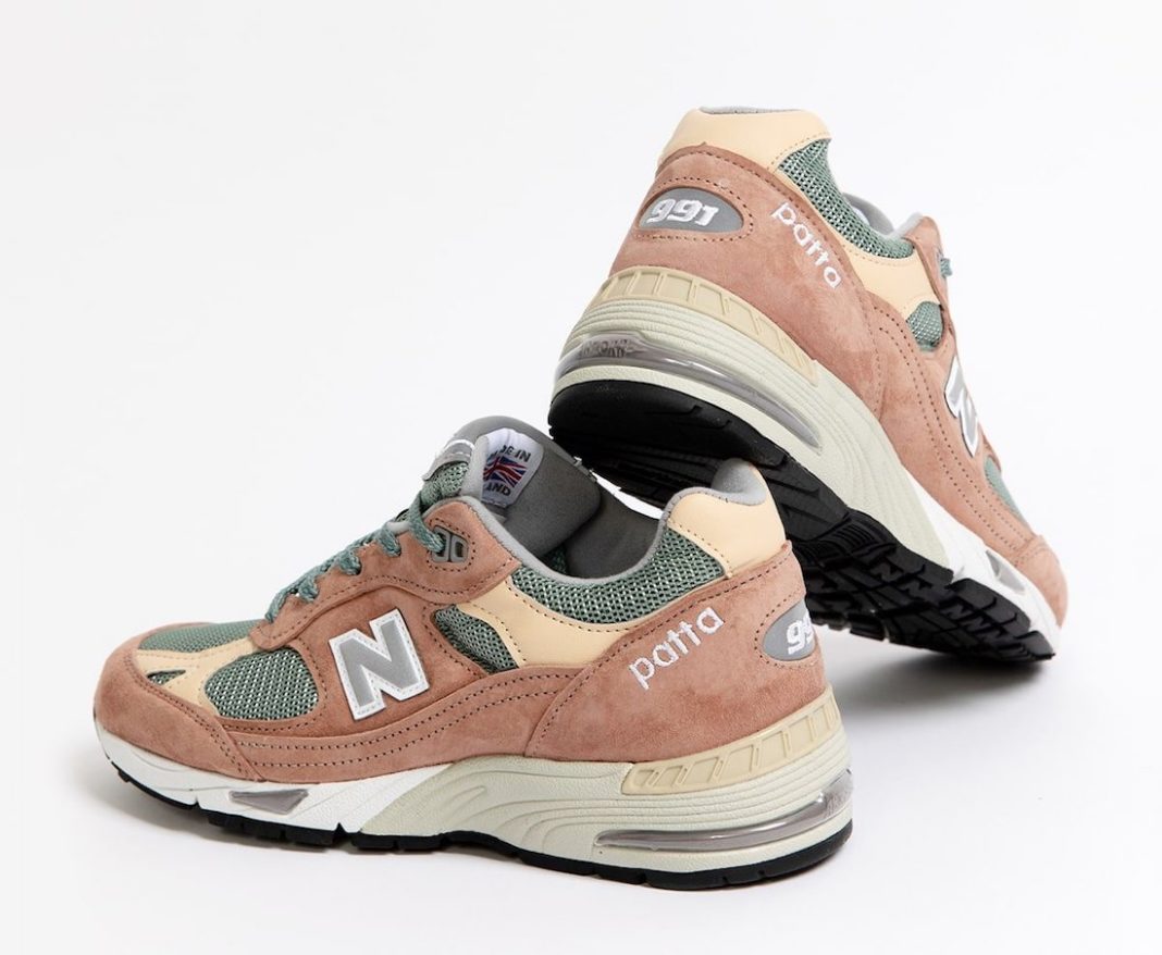 patta new balance 991 made
