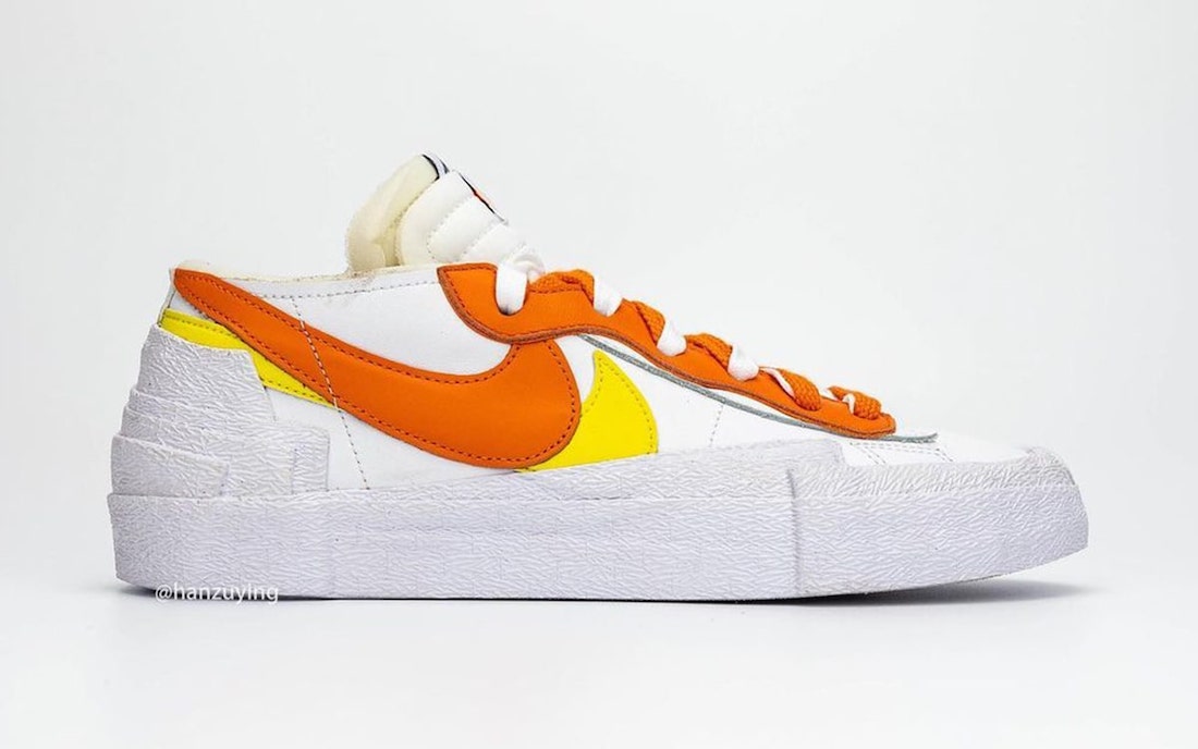 Sacai Nike Blazer Low Magma Orange Release Date DD1877 100 6