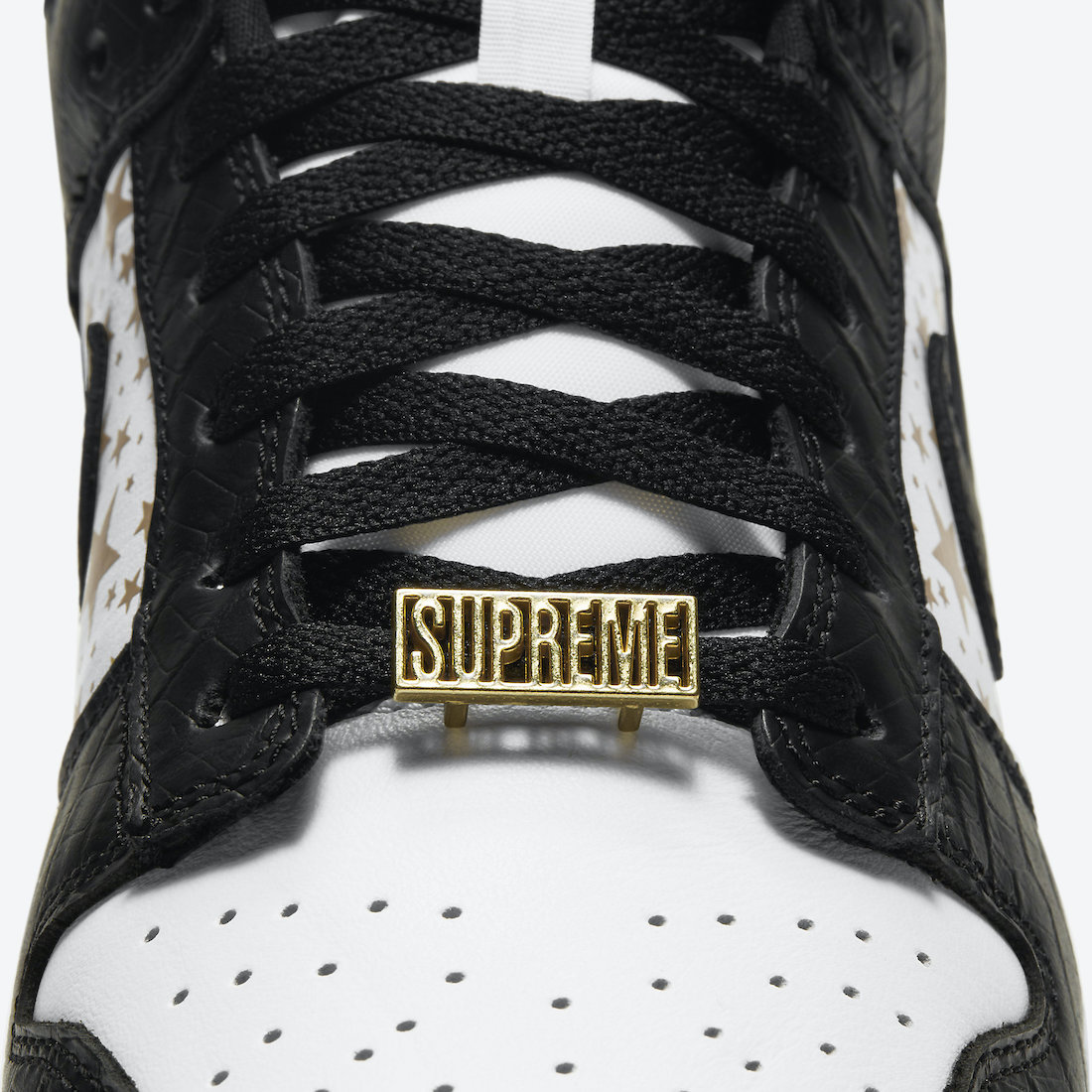 Supreme Nike SB Dunk Low Black White DH3228-102 Release Date Price