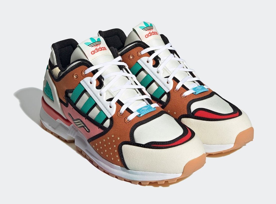 The Simpsons adidas ZX 10000 Krusty Burger H05783 Release Date - SBD