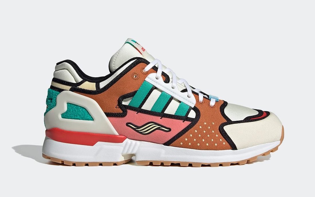 The Simpsons adidas ZX 10000 Krusty Burger H05783 Release Date - SBD