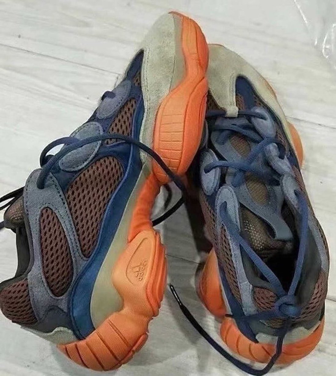 adidas Yeezy 500 Brown Blue Orange 2021 
