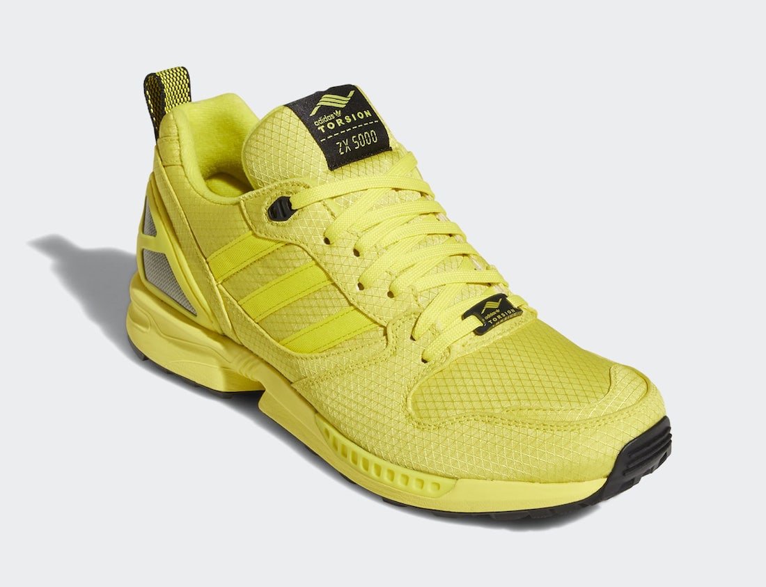 adidas ZX 5000 Torsion Bright Yellow FZ4645 Release Date SBD